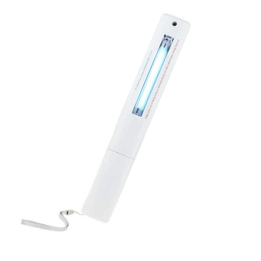 UV Esterilizador Lámpara, ultravioleta portátil de mano de la varita, con pilas de filtro UVC linterna de luz para el hogar Animales