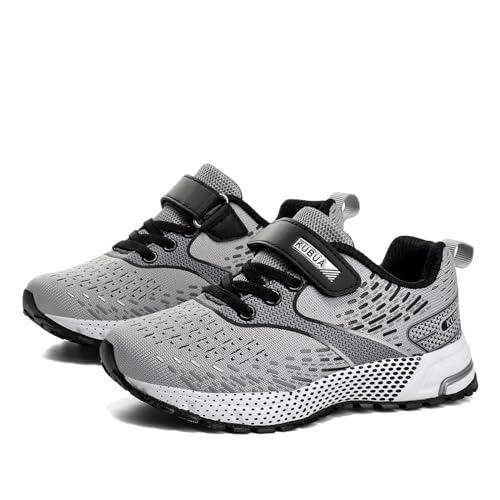 Image of KUBUA Kids Sneakers Lightweight Boys Girls Tennis Shoes | Breathable, Comfortable, Non Slip, Easy to Put On, Running, Walking, Gym, School, Daily Play, Toddler