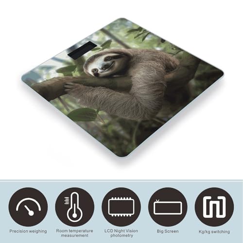 Balanza Digital de Baño con Plataforma de Vidrio Templado miniatura 3
