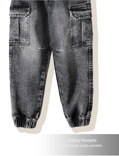 Image of Amazon Brand - Symbol Boy's Relaxed Cargo Jogger Jeans