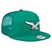 New Era Youth Kelly Green Philadelphia Eagles Main Trucker Snapback Hat