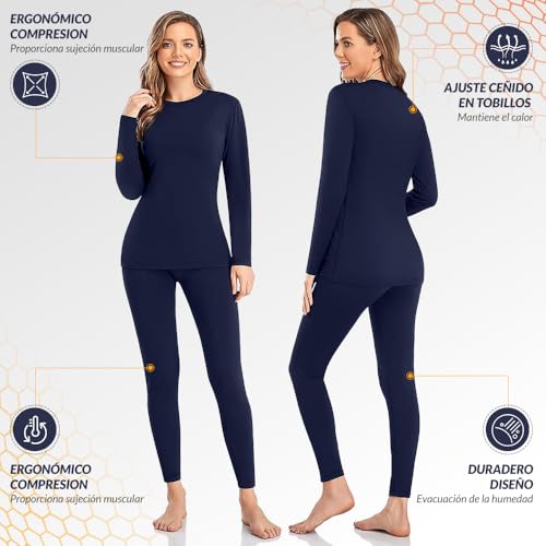 Opiniones de Conjuntos térmicos para Mujer comprados en linea. 6 Imagen adicional