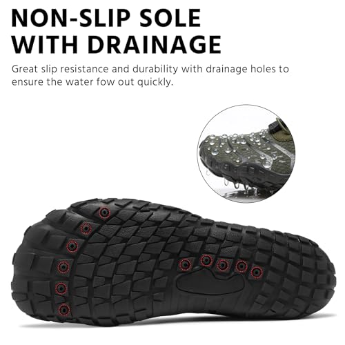 Image of EWUHA Barefoot Shoes Womens Mens Footwear for Walking Hiking with Wide Toe Box,Healthy & Non-Slip,Breathable Barefoot Vitality Water Shoes for Beach Pool Swim Outdoor (Unisex)