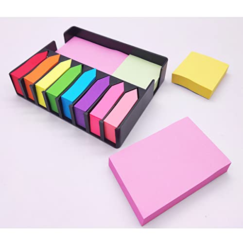 Image of 2000 Pcs Colorful Rectangle Sticky Notes and Flags for Students and Teachers