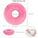 EasyStar Ohr-Piercing-Kissen mit abnehmbarem Kissenbezug, verstellbare Polsterung, Seitenschläferkissen, Donut-Form, 29 x 29 cm, schützt Ihre Ohren und sorgt für einen guten Schlaf