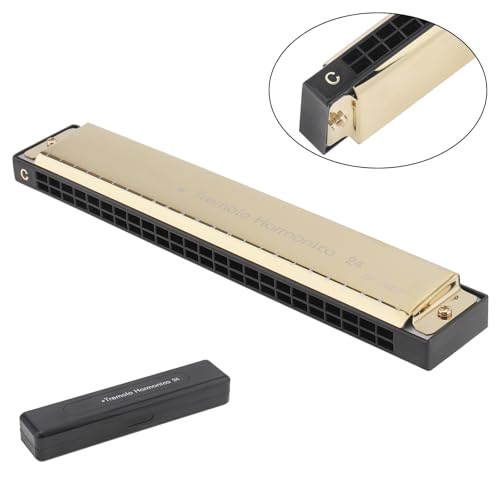 Origlam MIA_80P Harmonica 24 Hole Key Of C, Professional Tremolo Harmonica Mouth Organ Harp thumb #3