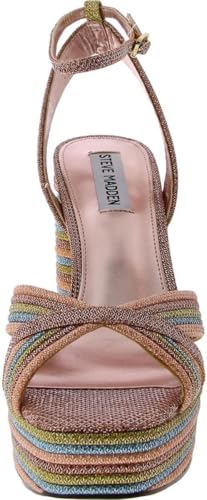 Steve Madden Women's Laurel Heeled Sandal RAINBOW, 8.53