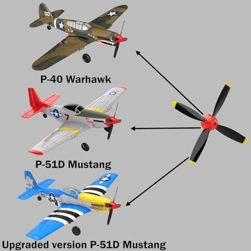 Set De Hélice Rc Plane Leambe P51 Mustang Y P40 Warhawk | Envío gratis