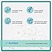 Clear Non-Latex 100 counts, Intraoral Elastic Bands Orthodontic Elastics Dental Rubber Bands Made in US Medium 3/16'', Clear