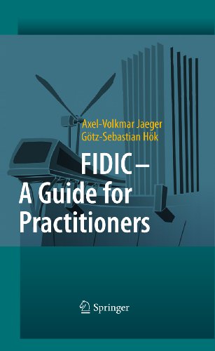 FIDIC - A Guide for Practitioners livre en anglais pour gestion de contrats - 2