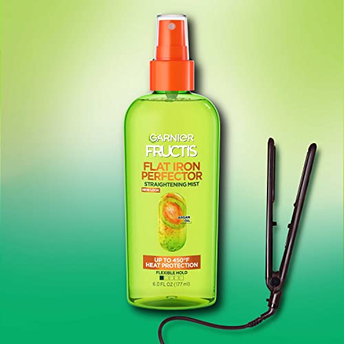 Garnier Fructis Style Flat Iron Perfector Hair Straightening Mist, 6 Ounce Bottle, 3 Count Sleek 18 Fl Oz #TOP6