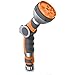 Produktbild Brandson - Gartenbrause 7 Sprühprofile - Garten Handbrause für Gartenschlauch - Pistolengriff mit Halteclip - 1-8 bar Wasserdruck - regelbarer Wasserdurchfluss - mit Gardena kompatibel