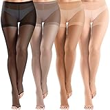 Bencailor 4 Pcs Ripped Tights disposable Gothic Stocking Women Fishnet Pantyhose ripped leggings for women(Nylon,Classic)