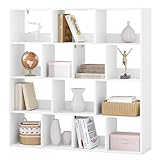 Gain d'Espace : L'étagère sur pied de 120x30x120 cm ne nécessite que 0,36 m2 de surface au sol et utilise pleinement l'espace vertical, ce qui en fait une solution efficace pour le rangement et l'exposition de livres, CD, articles de décoration, boîtes de rangement, etc. Cette étagère rangement va apporter de l'ordre et l'esthétique à votre intérieur