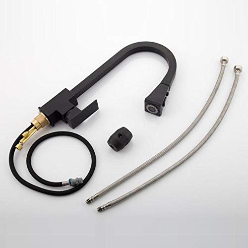 Robinet de cuisine avec pulvérisateur rétractable anti-éclaboussure - 8