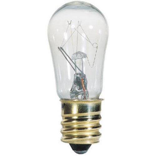 Westinghouse Lighting Corp 6-Watt S6 Clear Indicator Bulb,Incandescent, 2-Pack #TOP14
