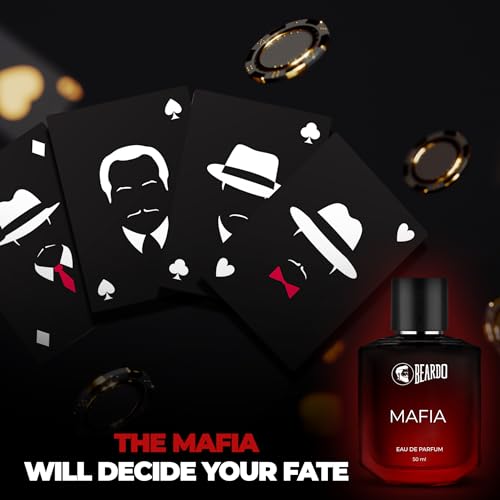 Image of Beardo Mafia Perfume for Men, 50ml | Eau De Parfum | Body Spray for Men | Day Time Fragrance Body Spray For Men | Musky, Woody Perfume for Men Long Lasting | Valentines day gift for husband | Gift for boyfriend | Gift for Men