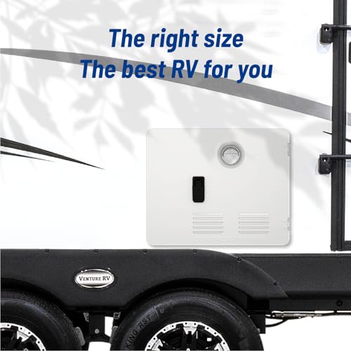 Image of Ranein 15 x 18 Inches RV Water Heater White Door. ONLY Door kit for Ranein RV water heaters