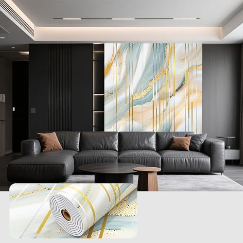 Cammeciso Papel Adhesivo Pared,Paneles De Pared con DiseñO De MáRmol,Baldosas Adhesivas Pared Moderno,Azulejos Adhesivos Cocina,Peel & Stick,para DecoracióN del Hogar,Pared SalóN