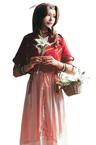 Costume Aerith Gainsborough original - Idée cadeau robe cosplay femme FF7