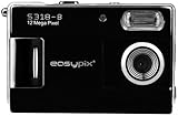 Easypix S318-B Digitalkamera (3 Megapixel, 8-Fach digitaler Zoom, 3,75 cm Display) schwarz