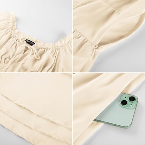 Mini robe en mousseline de soie à manches longues été