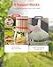 VEVOR 1.6 Gal/6L Fruit Wine Press, Solid Wood Basket with 8 Blocks, Heavy Duty Manual Juice Maker, Cider Apple Grape Tincture Honey Olive Oil Making Press with Handle for Kitchen, Home