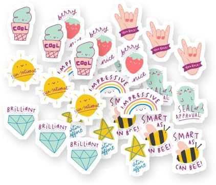 Positive Vibes Radiate Positivity Bright Set Vinyl Stickers 3 Pack 3 Inch image 5