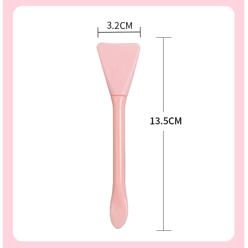 6 Pack Cosmetic Spatula, Small Silicone Applicator Face Brush for Skin Treatment DIY Facial Mud, Gel, Cream, Lotion, Powder, Clay, Plastic Scooper Extractor Tool for Mixing, Sampling, Waxing - Image 3