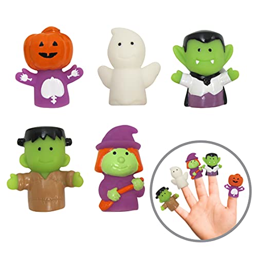 Ginsey Idea Factory Halloween Bath Finger Puppets, Other, Pack Of 5 #TOP5