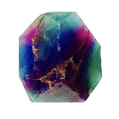 Fluorite SoapRock by TS Pink, 6 oz. Decorative Glycerin Soap, Gemstone, Soap that looks like a Rock, Earth-Friendly Packaging