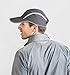 Connectyle Foldable Mesh Sun Cap Outdoor Sports Hat Breathable Sun Runner Cap with Reflective Trim,Dark Grey,55-60cm/21.5-23.5inch