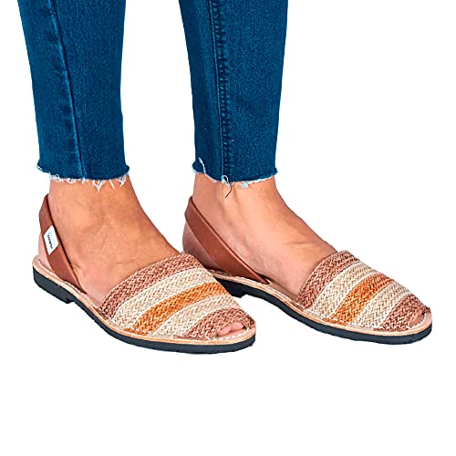 Image of Norkinas Women's Flat, Handmade, Eco-Friendly Avarcas