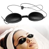 AEKZOX 2 Pcs Solarium Brille LED Schutzbrille, UV Solarium Schutzbrille Solariumbrille Sonnenschutz Brille für Sonnenbank Beauty Patienten Sonnenbrille IPL Behandlung LED Lichttherapie