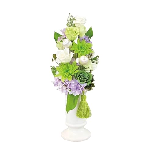 プリザーブドフラワーアレンジ[美咲/緑]春日部市 シュガーパイン