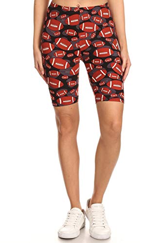 Image of Leggings Depot Women's Fashion Biker Shorts Popular Prints BAT1