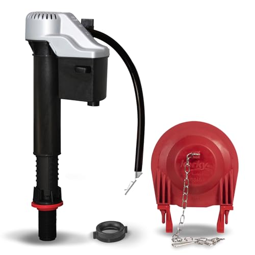 Korky Platinum Toilet Fill Valve and Large 3-Inch Flapper Repair Kit- 830MP