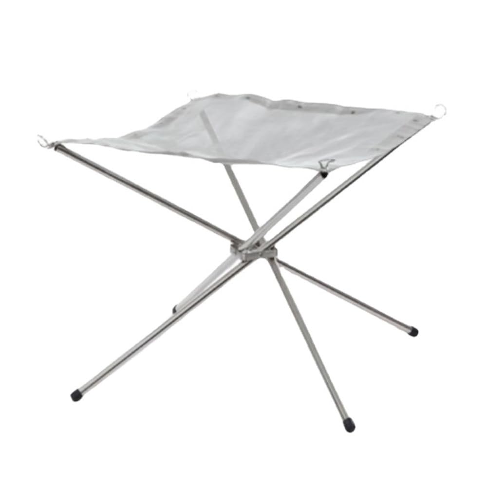 Outdoor Fire Pit, Portable Foldable Fire Pit For Camping Backyard Beach Outdoor Survival Hiking Traveling Picnic BBQ Folding Bonfire Rack Equipment (42 * 42CM)