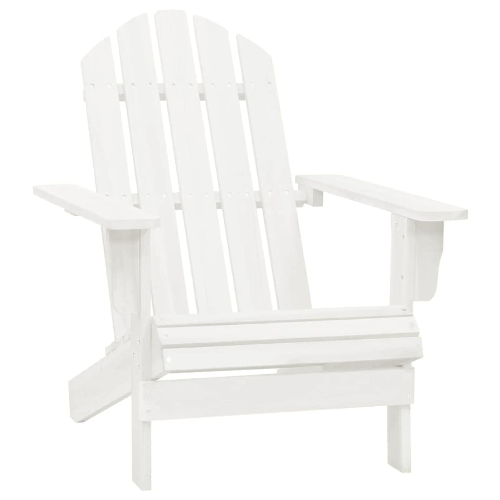 homiuse Adirondack Adirondack Silla de jardín blanca Adirondack Silla Muebles de jardín Silla Loungesessel GartenstüHle Armlehnstuhl Gartenstuhl Mecedora Madera con Mesa Madera Maciza Abeto 69,5 x
