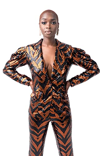 Pantora Women's Selena Sequin Blazer