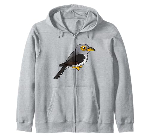 Cute Cartoon Common Cuckoo Birdorable Bird Species Zip Hoodie