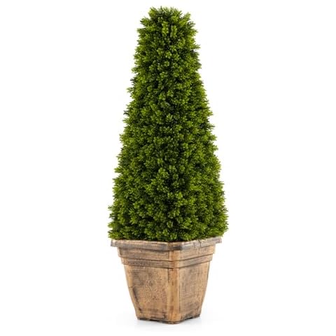 Goplus 3ft Artificial Boxwood Topiary Tree Cover