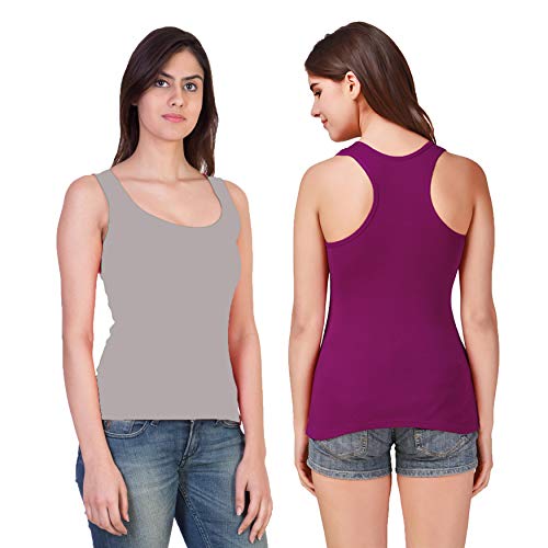 Image of Camisole Tank Top Vest Racerback Sando Camis for Women, Girls (Pack of 2)