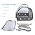 Bird Travel Carrier with Standing Perch and stainless Steel Tray,Breathable Collapsible Small Bird Carrier Travel Bag for Parrot Parakeet Small Animals for travel hiking Camping (Grey)