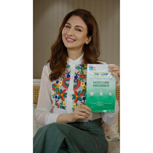 Image of DAVSORB Dehumidifier Room Moisture Absorber, Pack of 40-5gm Small Size Sachets (40x5=200gm) for Home, Washrooms, Wardrobes, Storage Areas & Shoe Racks; Fights Excess Moisture & Prevents Moulds