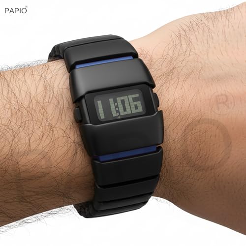 Image of PAPIO Digital Watch with Night Light Function, Pixel Display, Unisex Watch for Men, Boy, Women