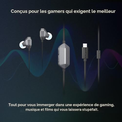 Casque De Jeu Lenovo Legion E510 – Filaire, 7.1, USB Type-C - vue 6