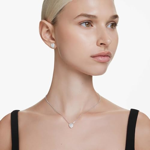 Image of Swarovski Ariana Grande Collection, Clear Crystal & Pearls, Rhodium Finish, Necklaces, Earrings and Bracelets