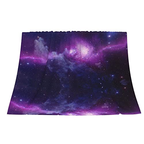 Bed Throw Blanket Cosmic-Purple-Aurora-Galaxy Lightweight Super Soft Luxury Sofa Blanket Microfiber 80X60 Inch #TOP6