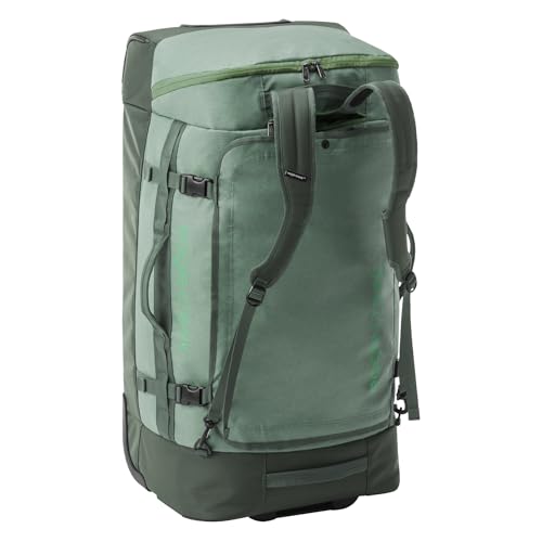 Eagle Creek Cargo Hauler XT Wheeled Duffel - Wheeled Backpack Duffel - Deployable Backpack Straps - Lockable U-Lid & Easy Access Compartment - 32" - Duck Green3